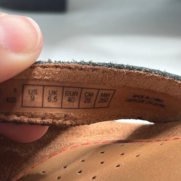 Cobb Hill Aubrey Leather T-Strap Heels Sandals Gray Women's 9B NWOB - Picture 10 of 11